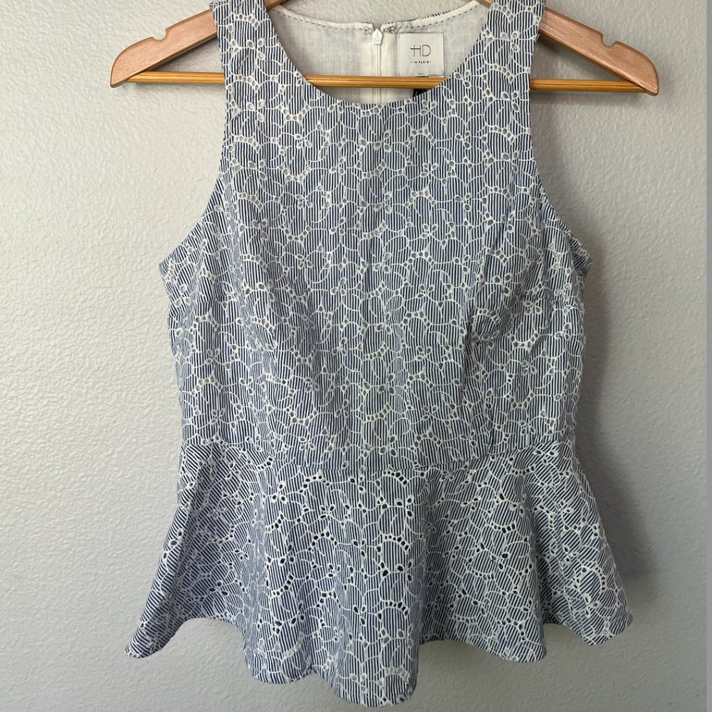 Athropologie Eyelet Tank